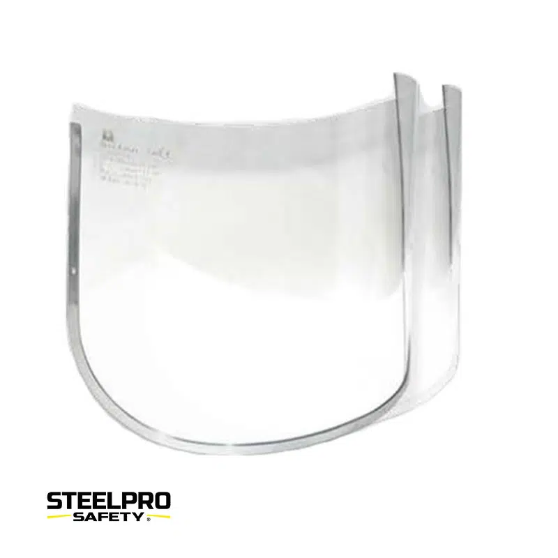 VISOR DE POLICARBONATO BORDE DE ALUMINIO STEELPRO