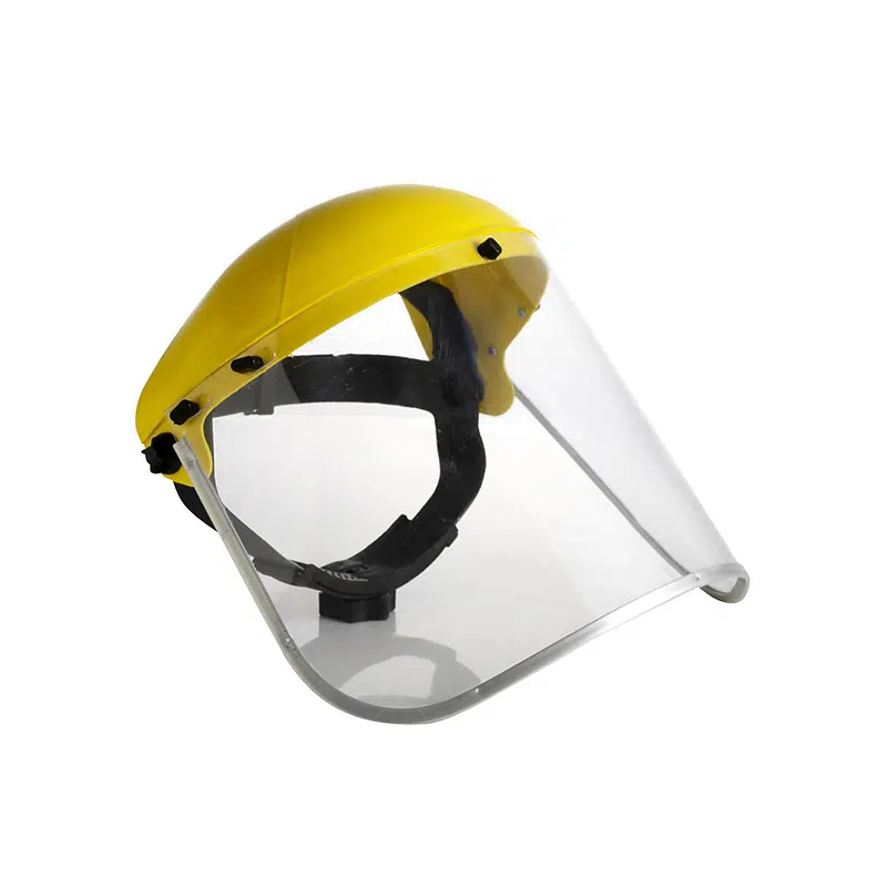 CASQUETE + PORTA VISOR AMARILLO STEELPRO - Imagen 2