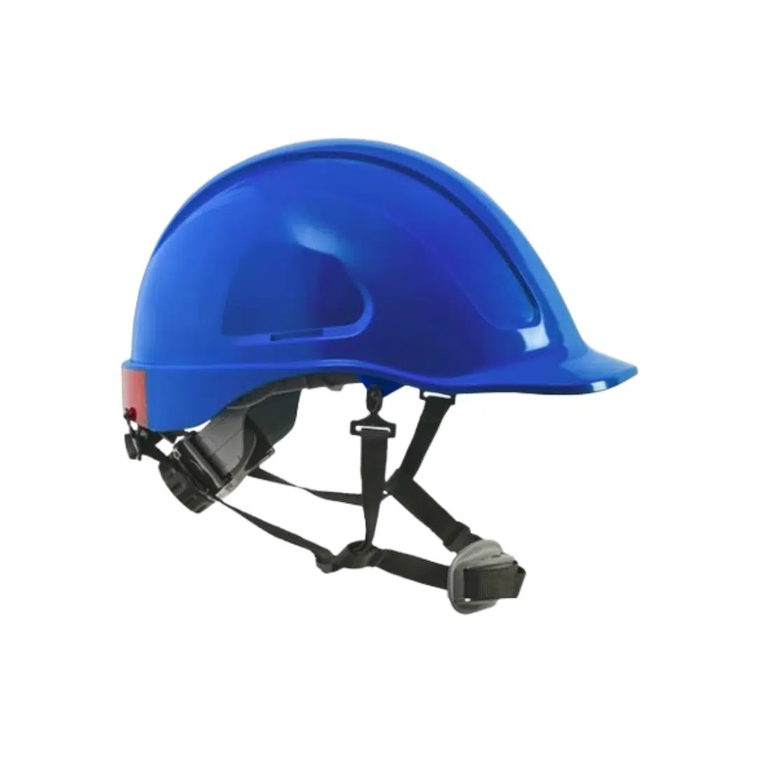 CASCO DE SEGURIDAD DIELÉCTRICO AZUL MOUNTAIN STEELPRO