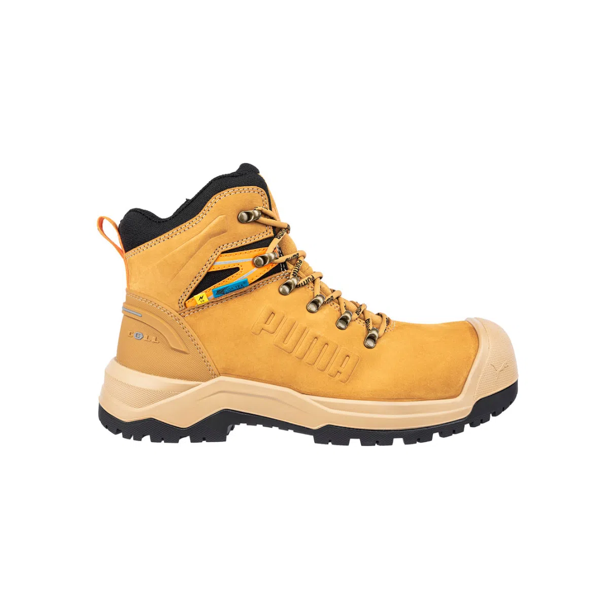 ZAPATO DE SEGURIDAD IRON HD WHEAT MID MOSTAZA PUMA